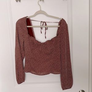 Abercrombie Ruched Back Top